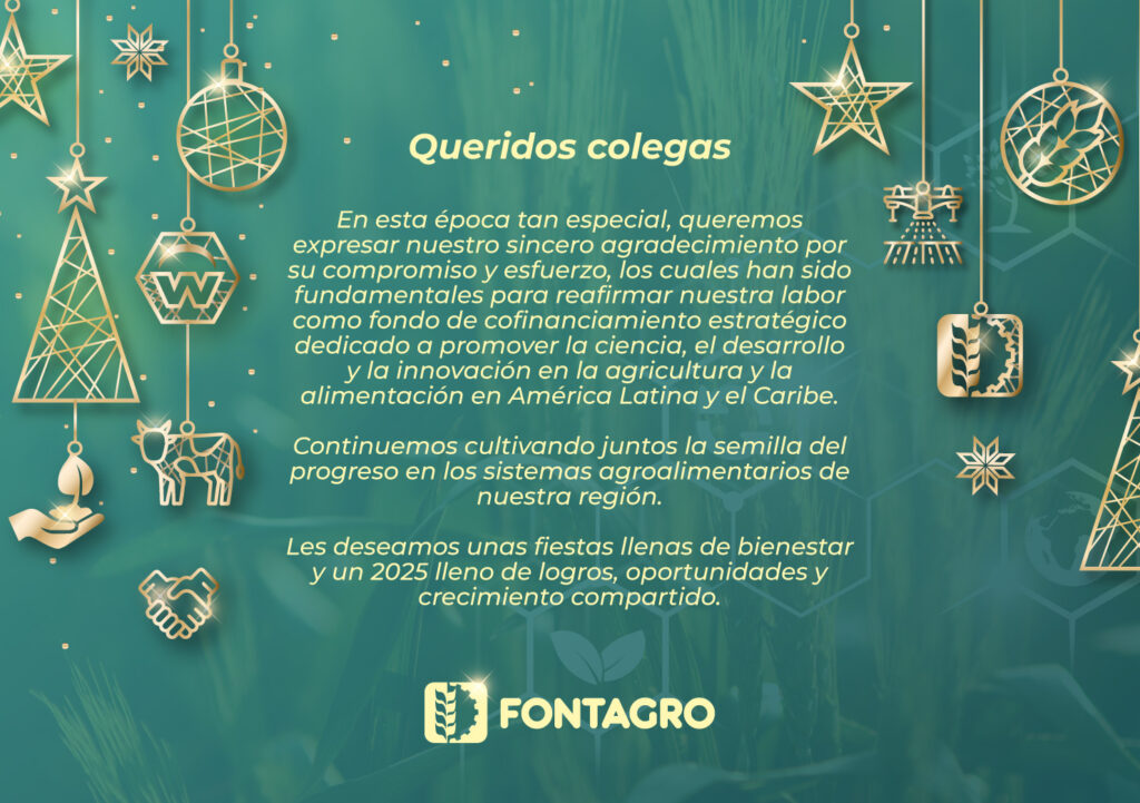 FONTAGRO les desea Felices Fiestas y Año Nuevo