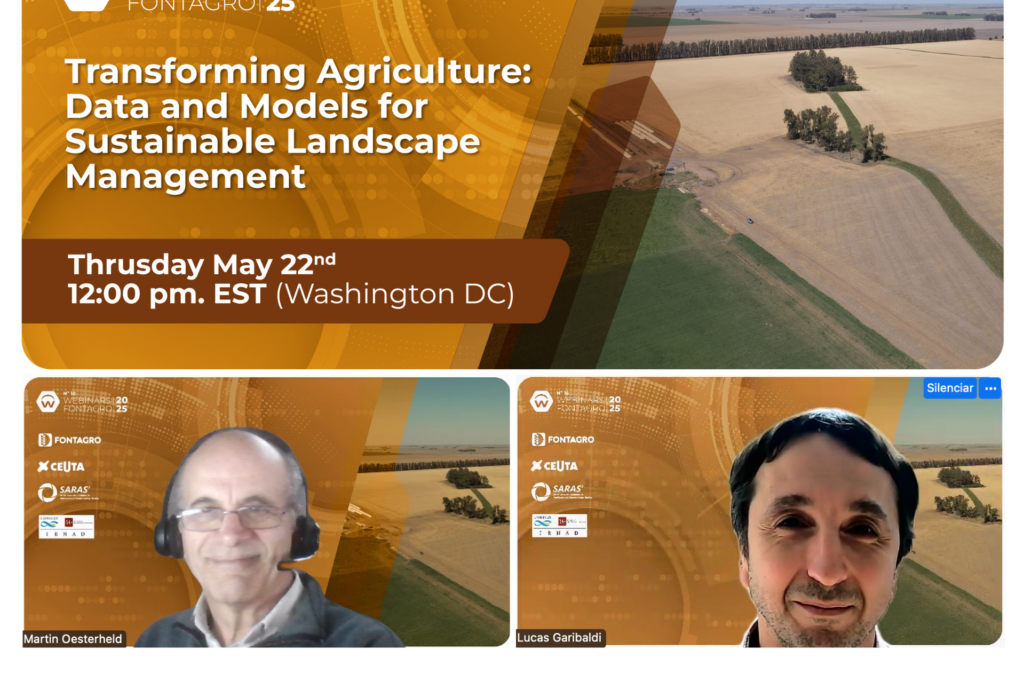 Webinar de FONTAGRO destacó el uso de datos y modelos para una gestión sostenible del paisaje
