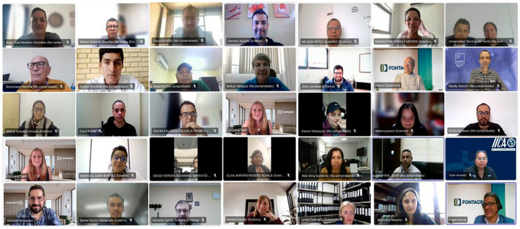 FONTAGRO realizó taller virtual de entrenamiento en Gestión de Proyectos